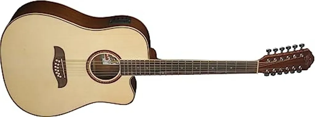 Oscar Schmidt OD312CE-A-U 12 String Acoustic Electric Guitar