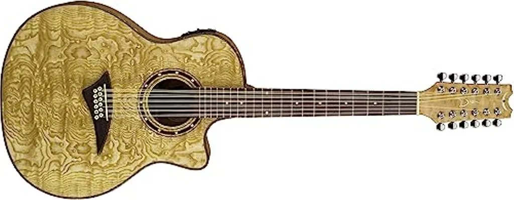 Dean Exotica Quilt Ash Acoustic-Electric 12 String Guitar