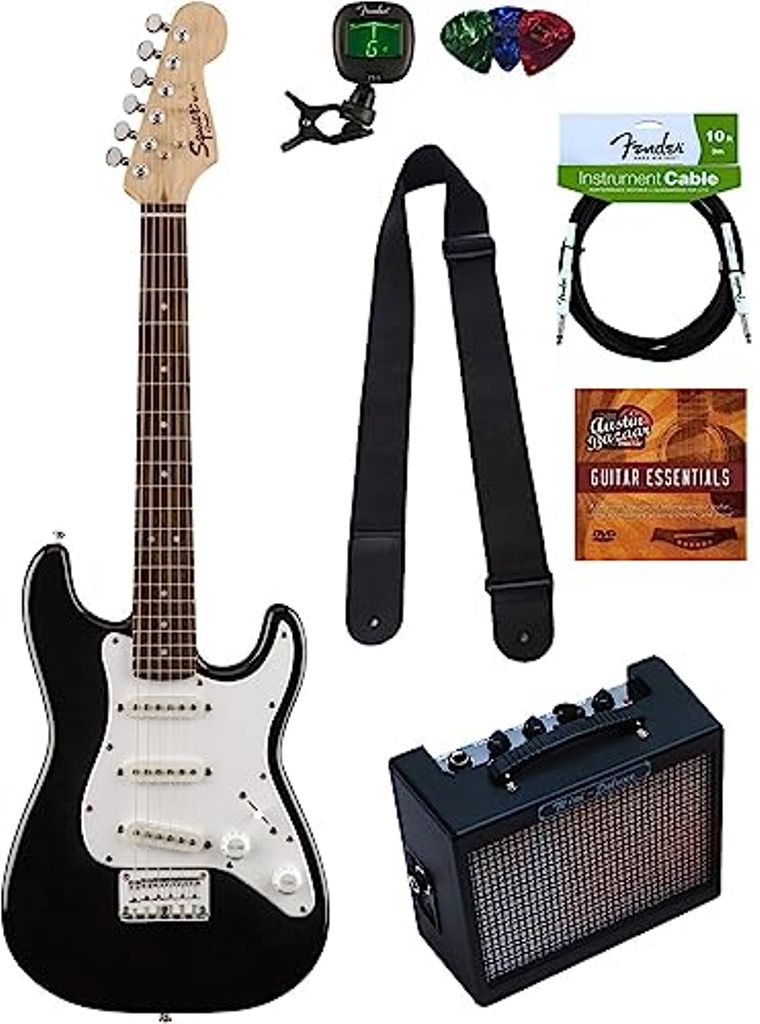 Электрогитара Squier by Fender Mini Strat Electric Guitar Bundle