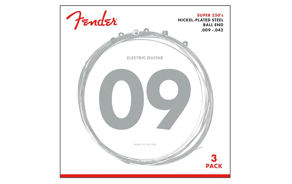 Fender Pure Nickel Electric Guitar Strings