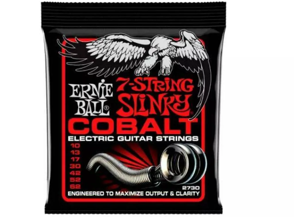 Ernie Ball Cobalt 7 String Slinky - 10-62