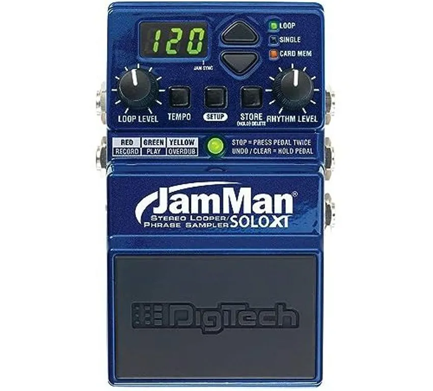 Digitech JMSXT Jamman Solo XT Stereo Looper Phrase Sampler Pedal