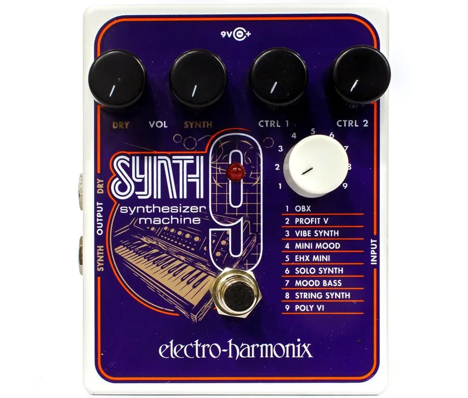 Electro-Harmonix SYNTH9 Synthesizer Machine Pedal