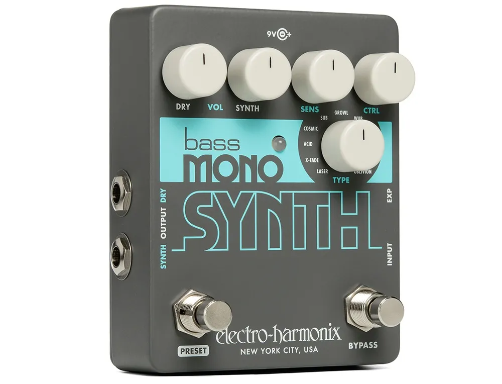 Electro Harmonix Bass Mono Synth Effects Pedal