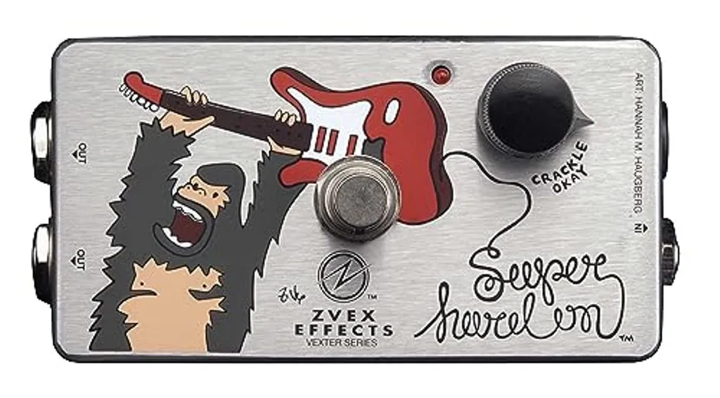 ZVEX Effects Super Hard On Vexter Series Ultra High-Impedance Preamp Boost Guitar Pedal