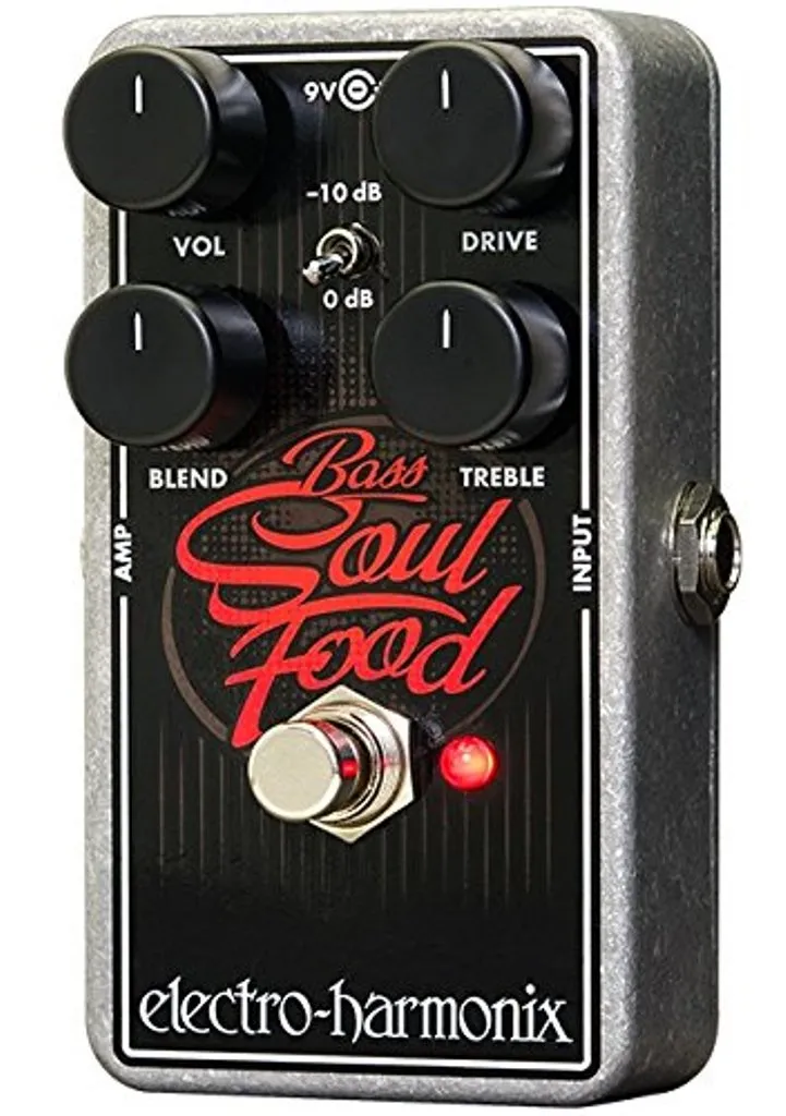 Electro-Harmonix Bass Soul Food Bass Distortion Effects Pedal