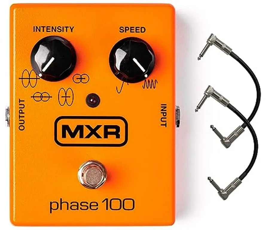 MXR M107 Phase 100 Guitar Phaser Effects Pedal Bundle