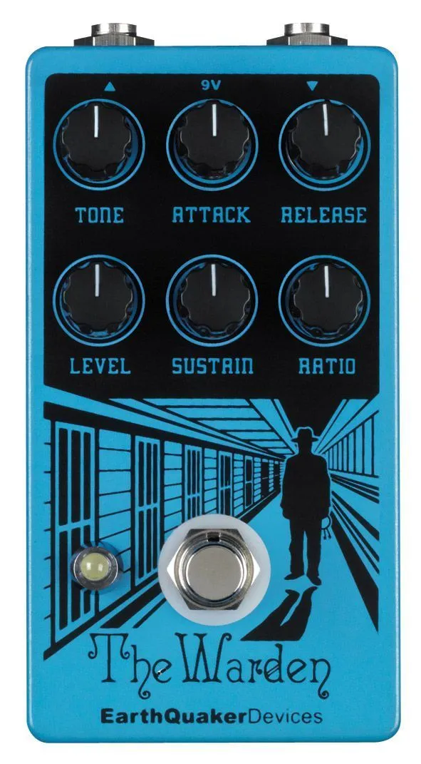 EarthQuaker Devices The Warden v2 Optical Compressor