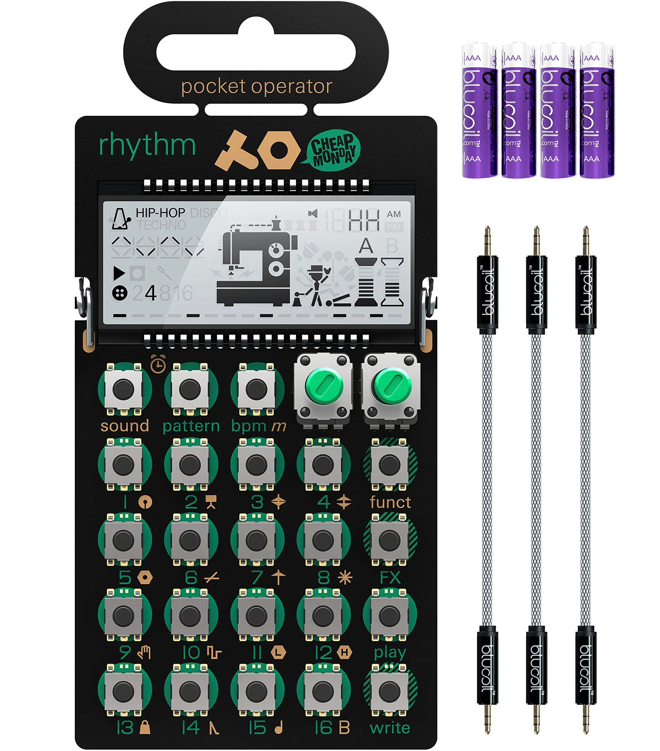 Teenage Engineering PO-12 Pocket Operator Rhythm Drum Machine