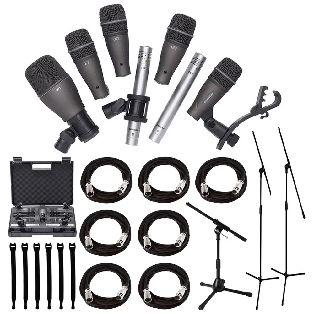 Samson: DK707 7-Piece Drum Microphone Kit