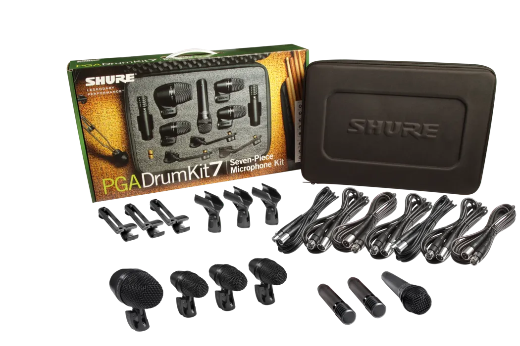 Shure: PGA Drum Kit 7 7-Piece Drum Microphone Kit