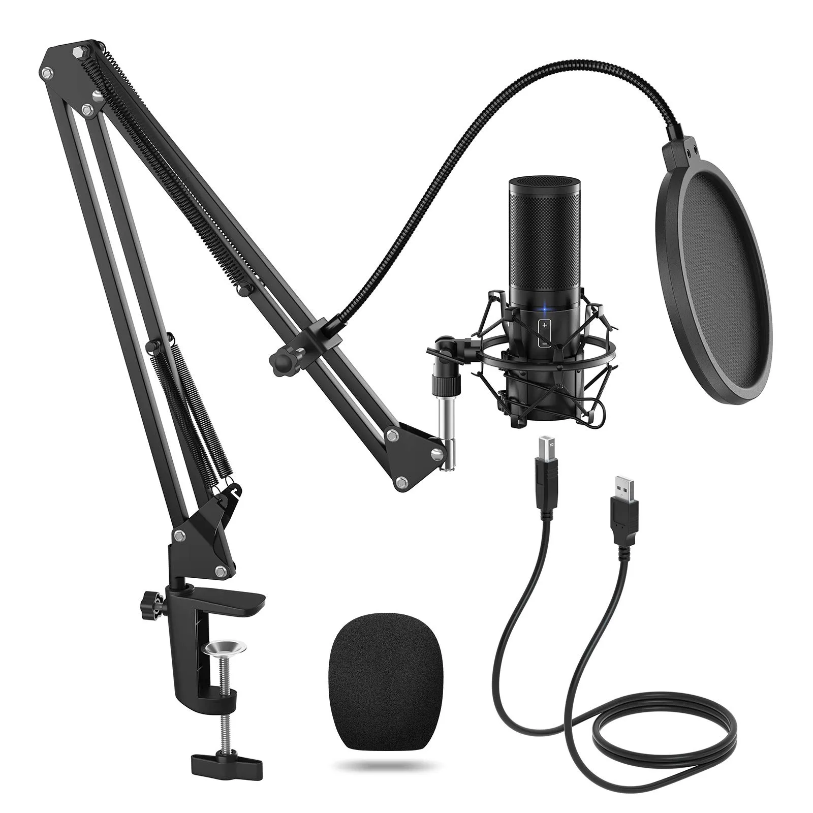 TONOR USB Microphone Kit, Streaming Podcast PC Condenser Computer Mic