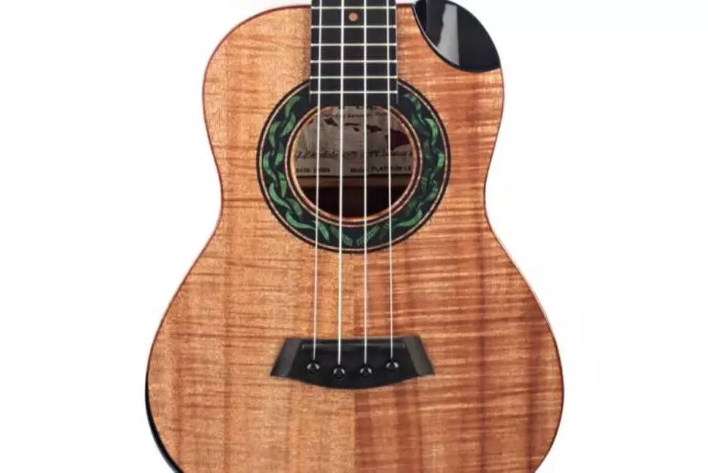 Укулеле Kanile' a 2016 Platinum Rare Premium Curly Koa 4 String Tenor Ukulele