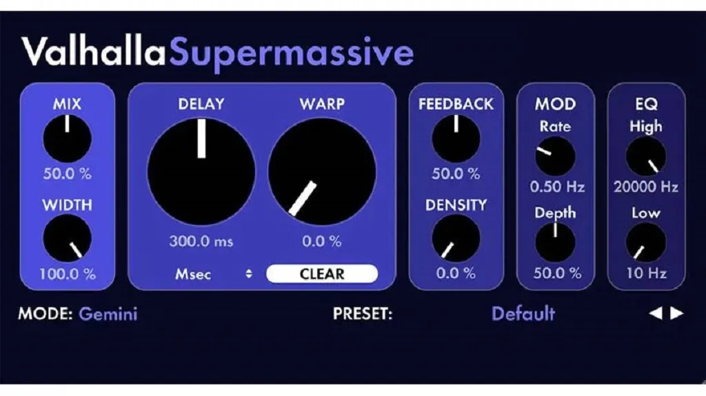 ValhallaDSP SuperMassive