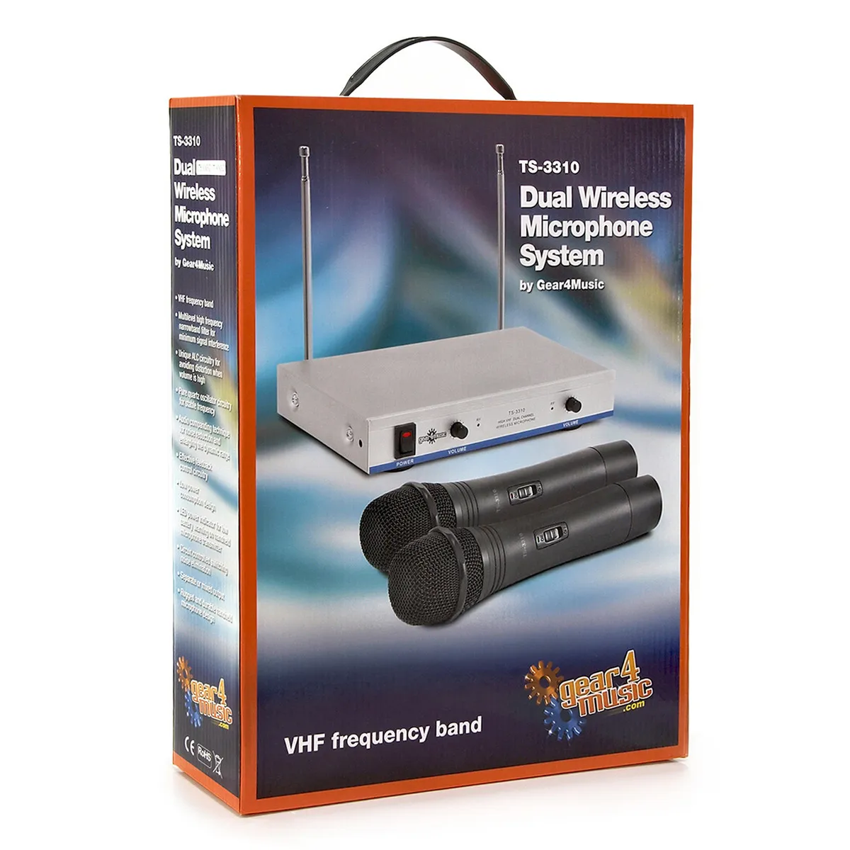 Микрофон Gear4Music Dual Wireless Microphone System