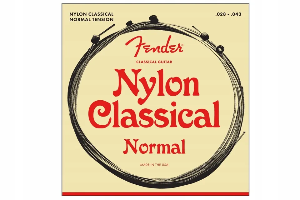 Струны FENDER 100 CLASSIC NYLON CLEAR, SILVER TIE END STRINGS