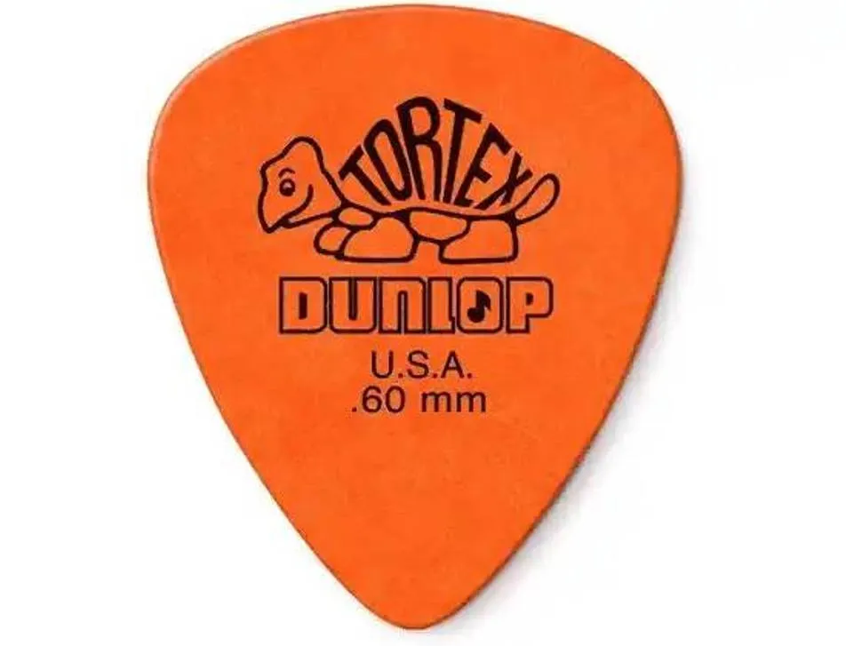 Медиатор Dunlop Tortex Standard .60mm Orange Guitar Pick