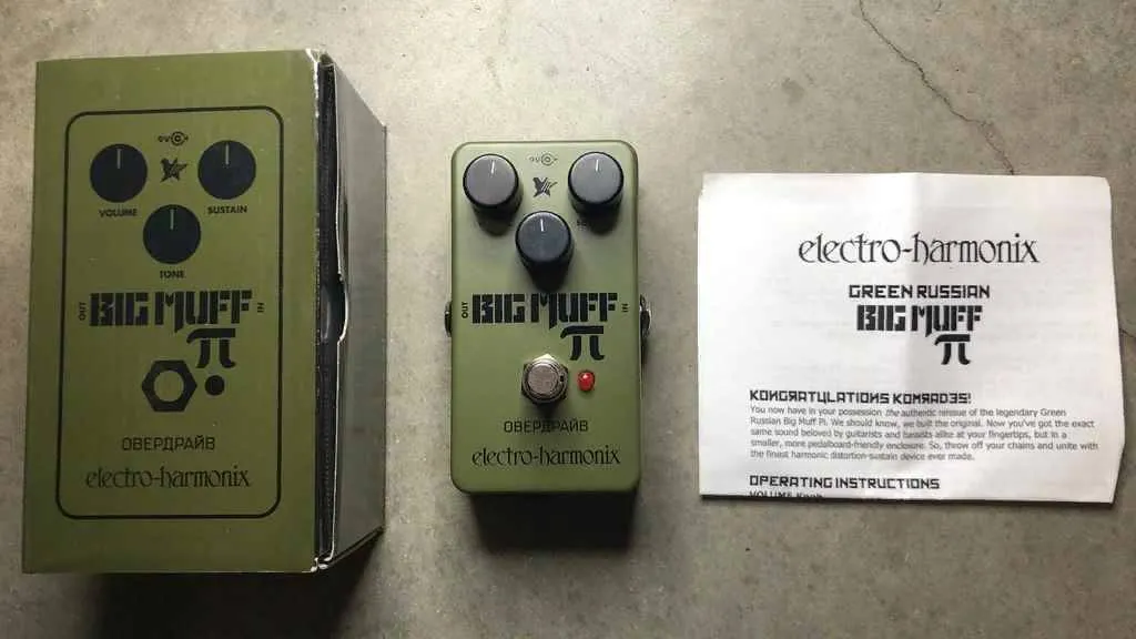 Педаль ELECTRO-HARMONIX GREEN RUSSIAN BIG MUFF PI