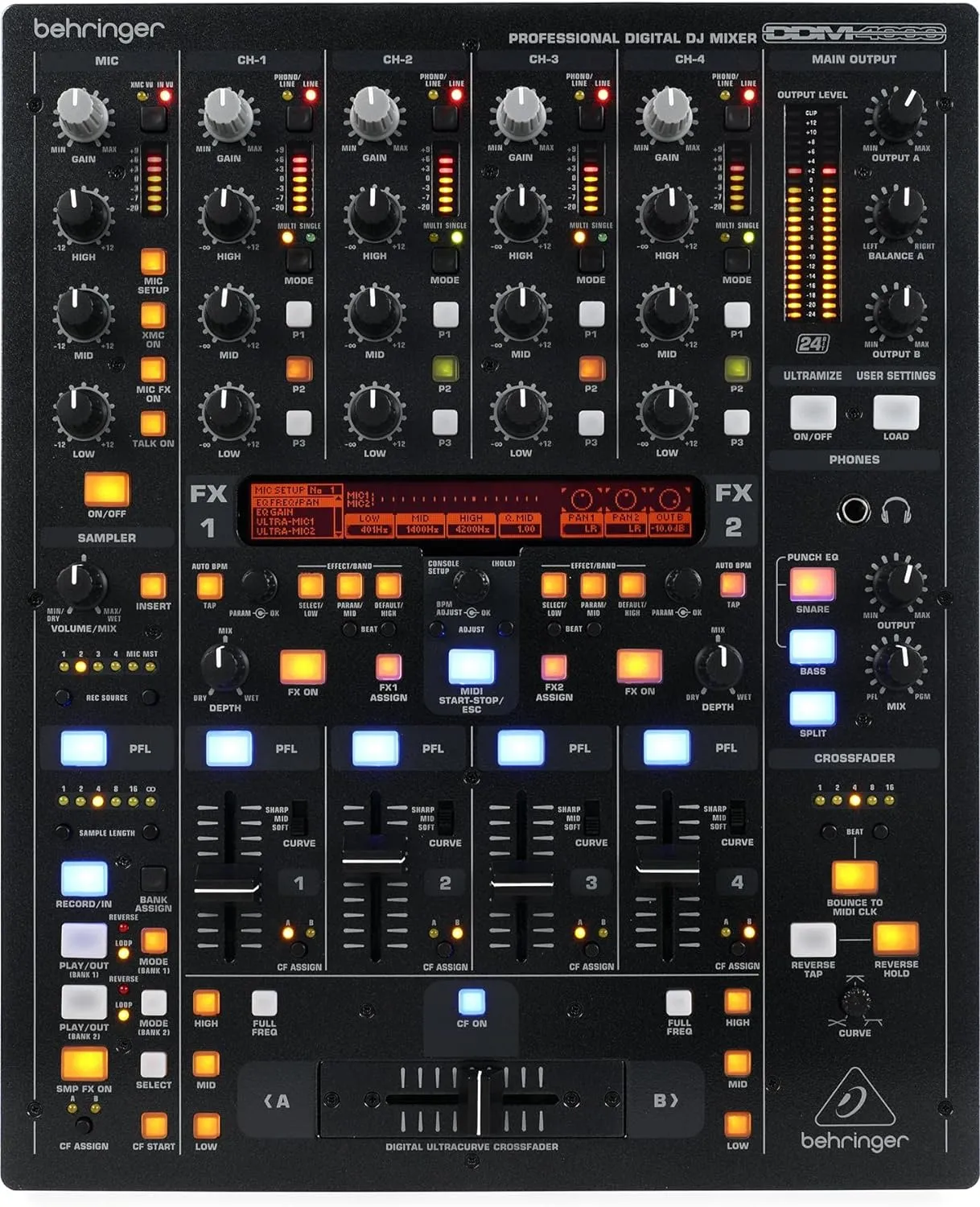 DJ микшер Behringer DDM4000