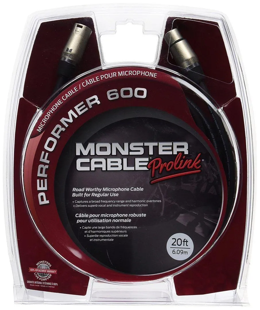 Микрофонный кабель Monster Performer 600