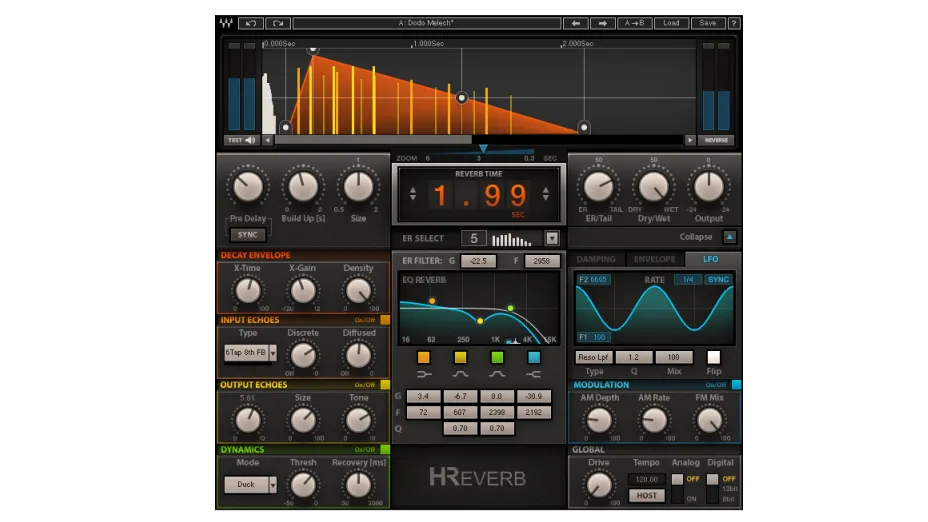 Плагин Waves H-Reverb