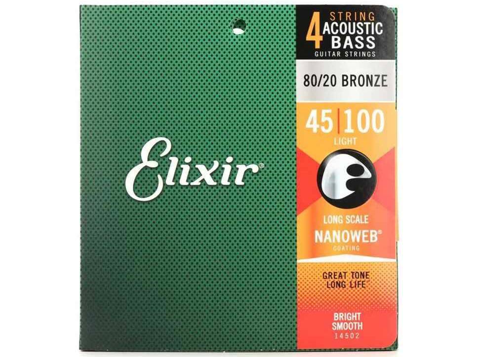 Струны Elixir Nanoweb 14502 80/20 Bronze Acoustic