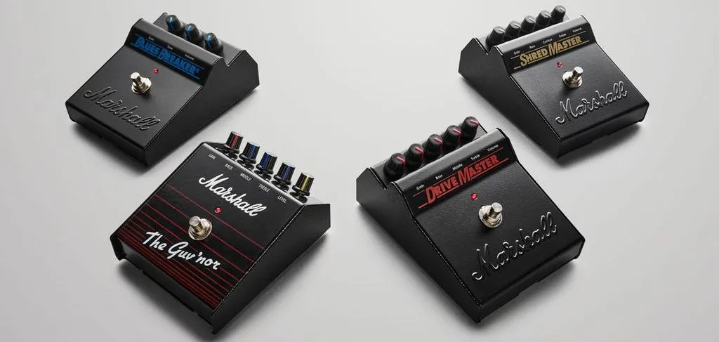 Педали Marshall Bluesbreaker, Shredmaster, Drivemaster и Guv'nor