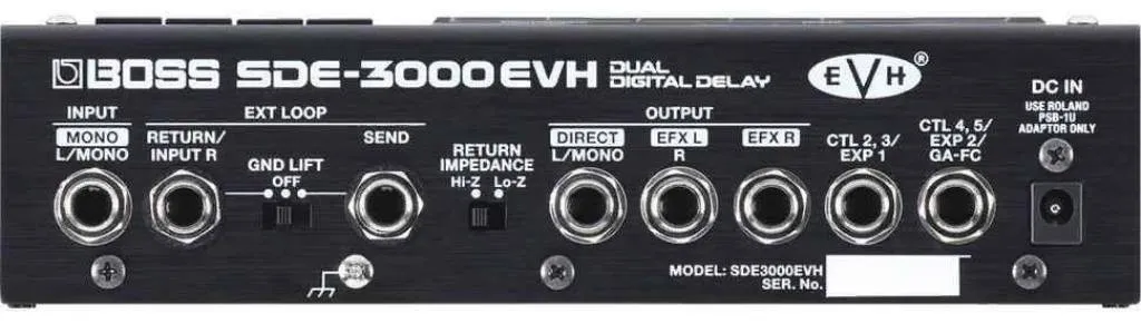 Педаль Boss SDE-3000EVH Dual Digital Delay