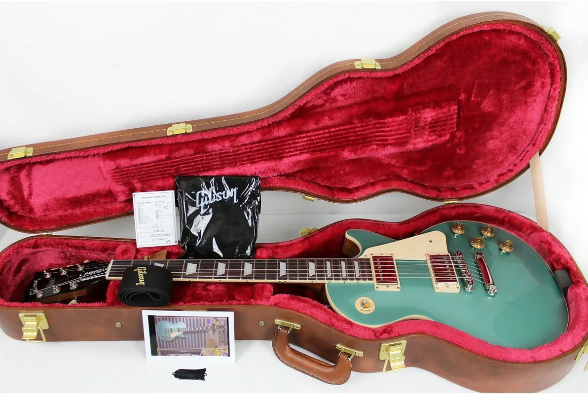 Электрогитара Gibson Les Paul Standard ’50s Plain Top Inverness Green