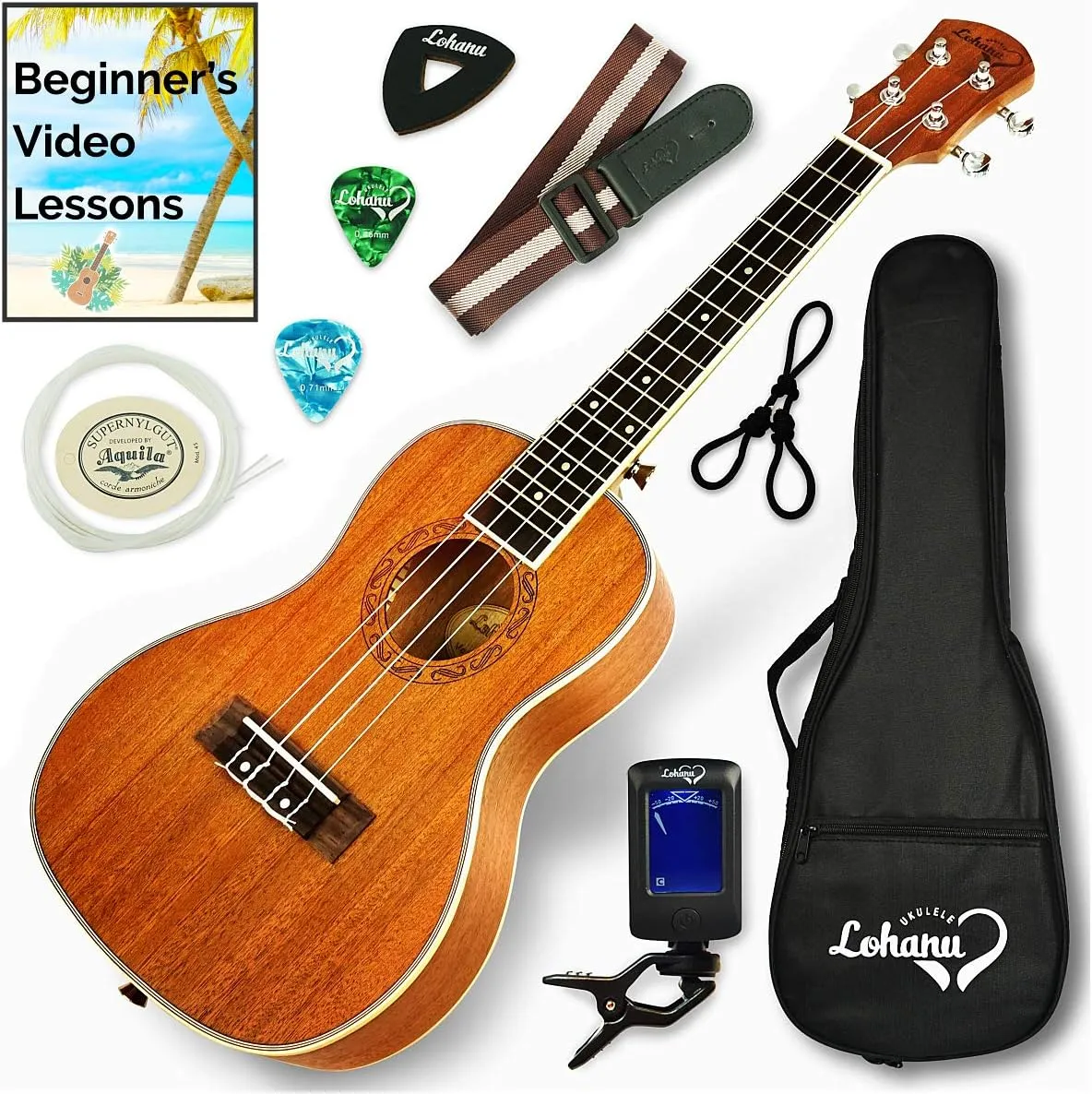 Укулеле Lohanu LU-C Concert Ukulele Bundle