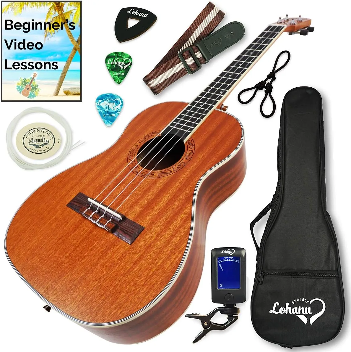 Укулеле Lohanu LU-B Baritone Ukulele Bundle