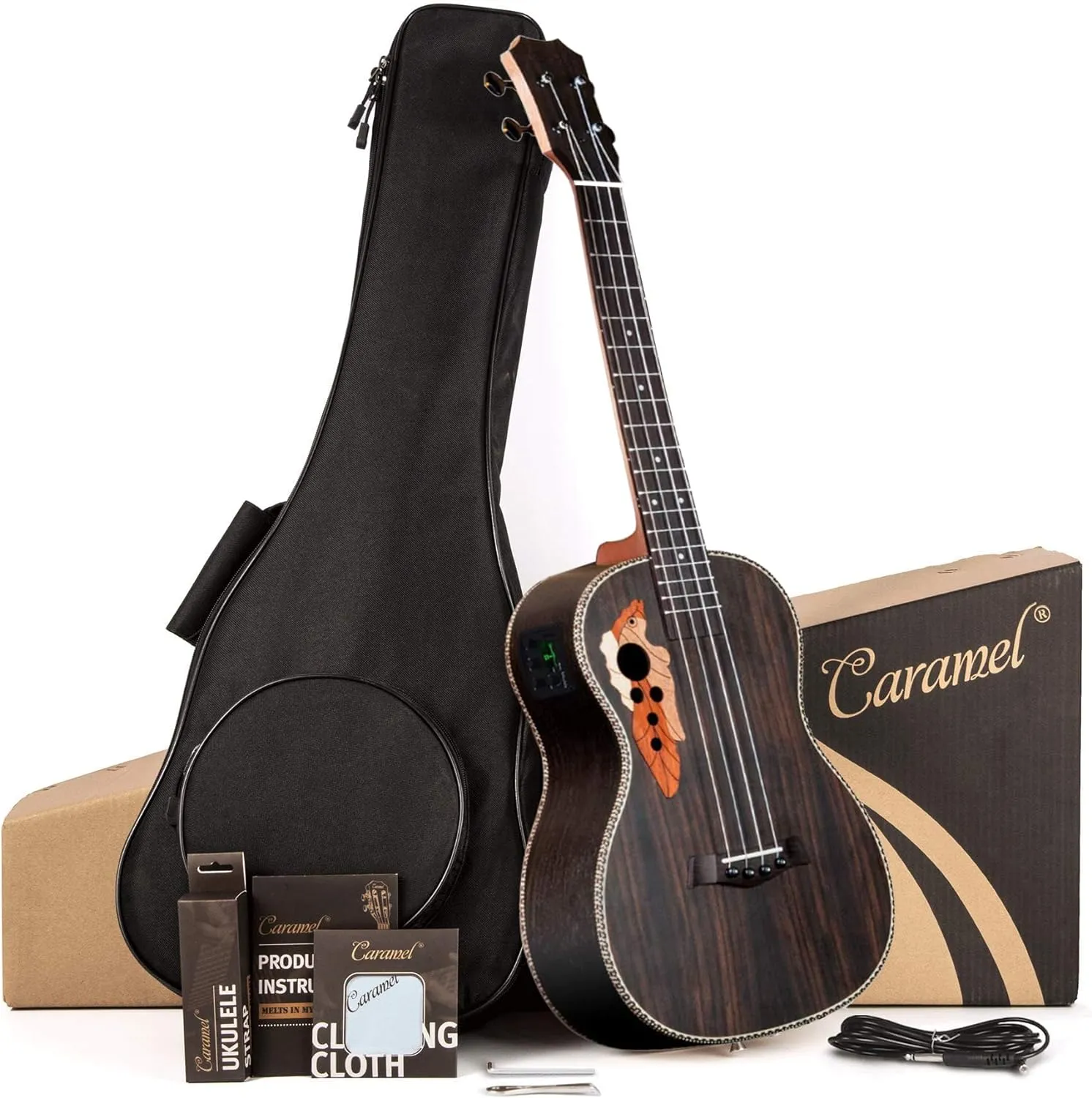 Укулеле Caramel CB500 Rosewood Baritone Ukulele Bundle