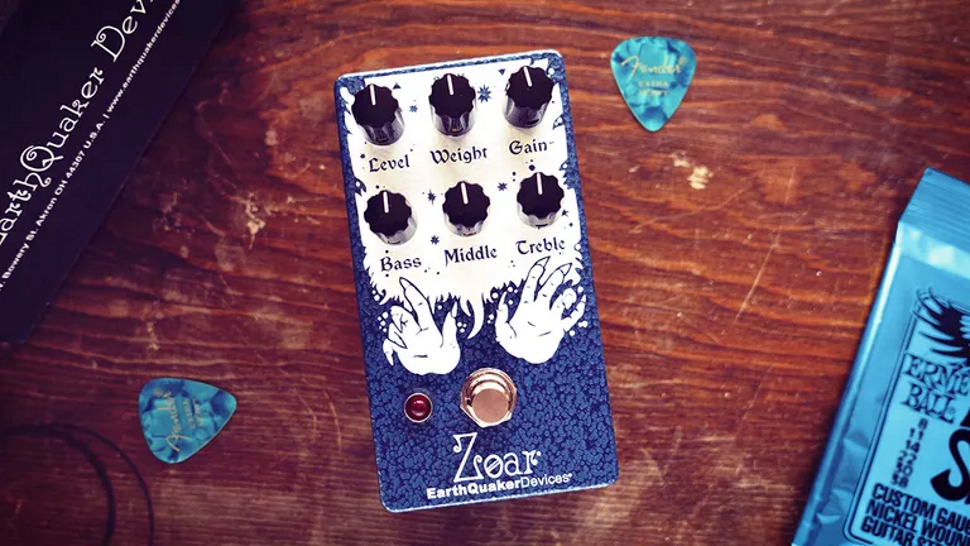 Педаль EarthQuaker Devices Zoar Dynamic Audio Grinder