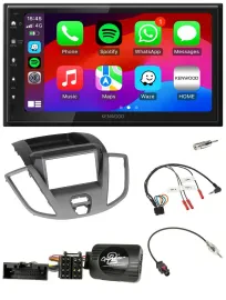 Kenwood Lenkrad USB DAB 2DIN Bluetooth Autoradio für Ford Transit V363 2014-2018