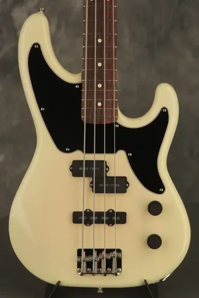 Бас-гитара Fender Cowpoke Precision Bass MIM Blonde/White with Flame Maple Neck Mexico 1995