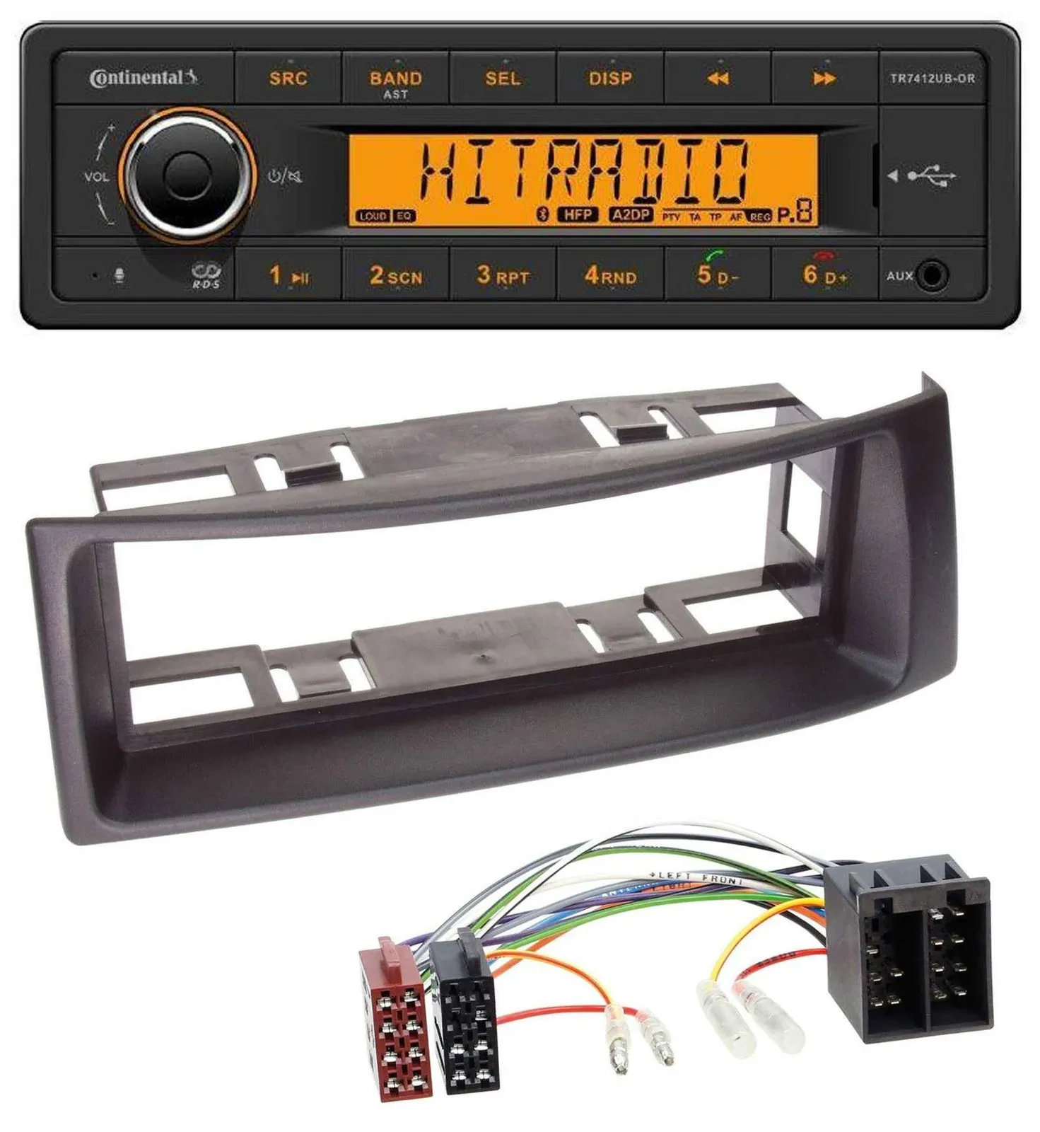Continental MP3 Bluetooth AUX USB Autoradio für Renault Megane Scenic bis 03 sch