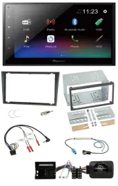 Pioneer USB Bluetooth DAB 2DIN Lenkrad Autoradio für Opel Tigra Corsa C Meriva g