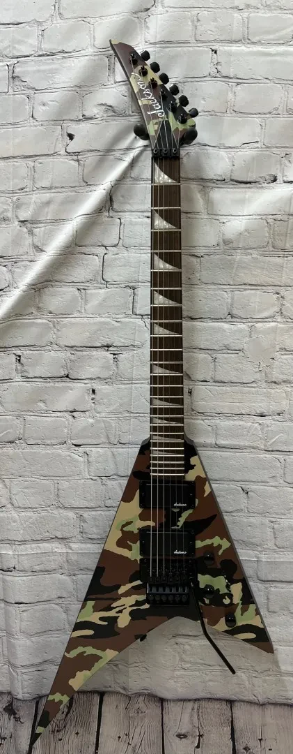 Jackson X Series Rhoads RRX24, Laurel Fingerboard, Woodland Camo - DEMO