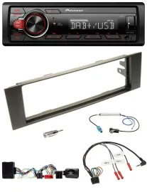 Автомагнитола Pioneer 1-DIN, MP3, DAB, USB, совместимая с управлением на руле, для Audi A3 (2003–2006)