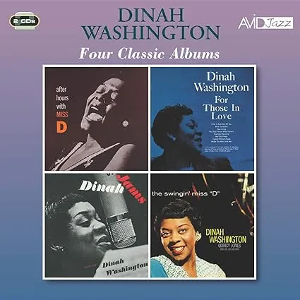 DINAH WASHINGTON - After Hours With Miss D/ For Those In Love/ Dinah Jams/ The Swingin' Miss D (2CD)