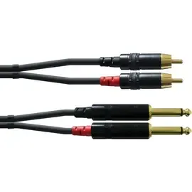 Коммутационный кабель Cordial Klinke 6,3mm mono / Cinch CFU 3 PC