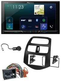 Автомагнитола для Chevrolet Spark (с 2013) Pioneer 2 DIN, DAB, Bluetooth, USB, MP3
