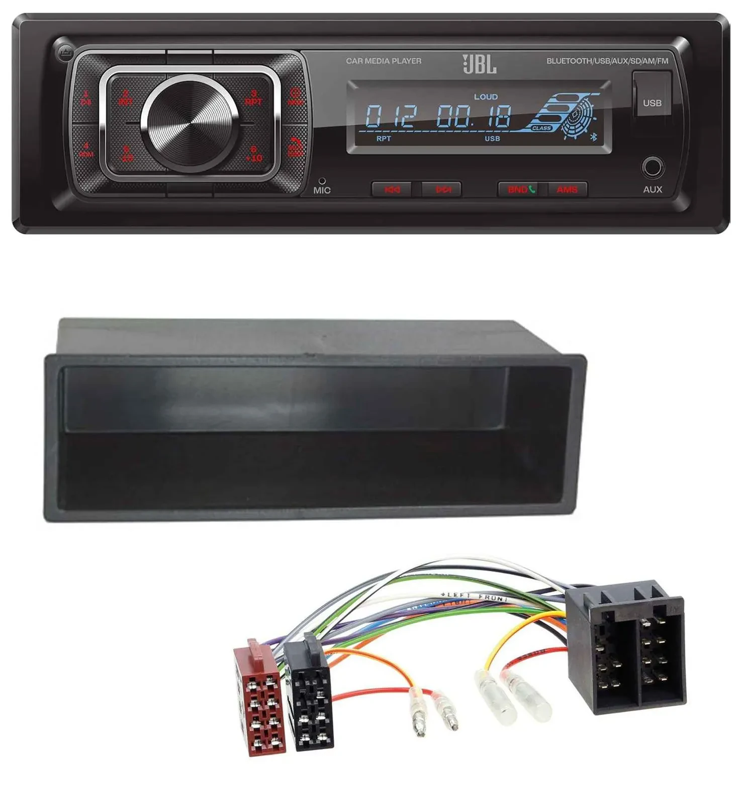 JBL SD AUX MP3 USB Bluetooth Autoradio für Mercedes A-Klasse M-Klasse Vaneo VW P