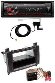 Pioneer 1DIN USB DAB MP3 AUX Autoradio für Mercedes A- B-Klasse Vito Profiversio
