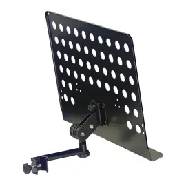 Пюпитр Stagg MUS-ARM 2BK Large, черный, зажимное крепление