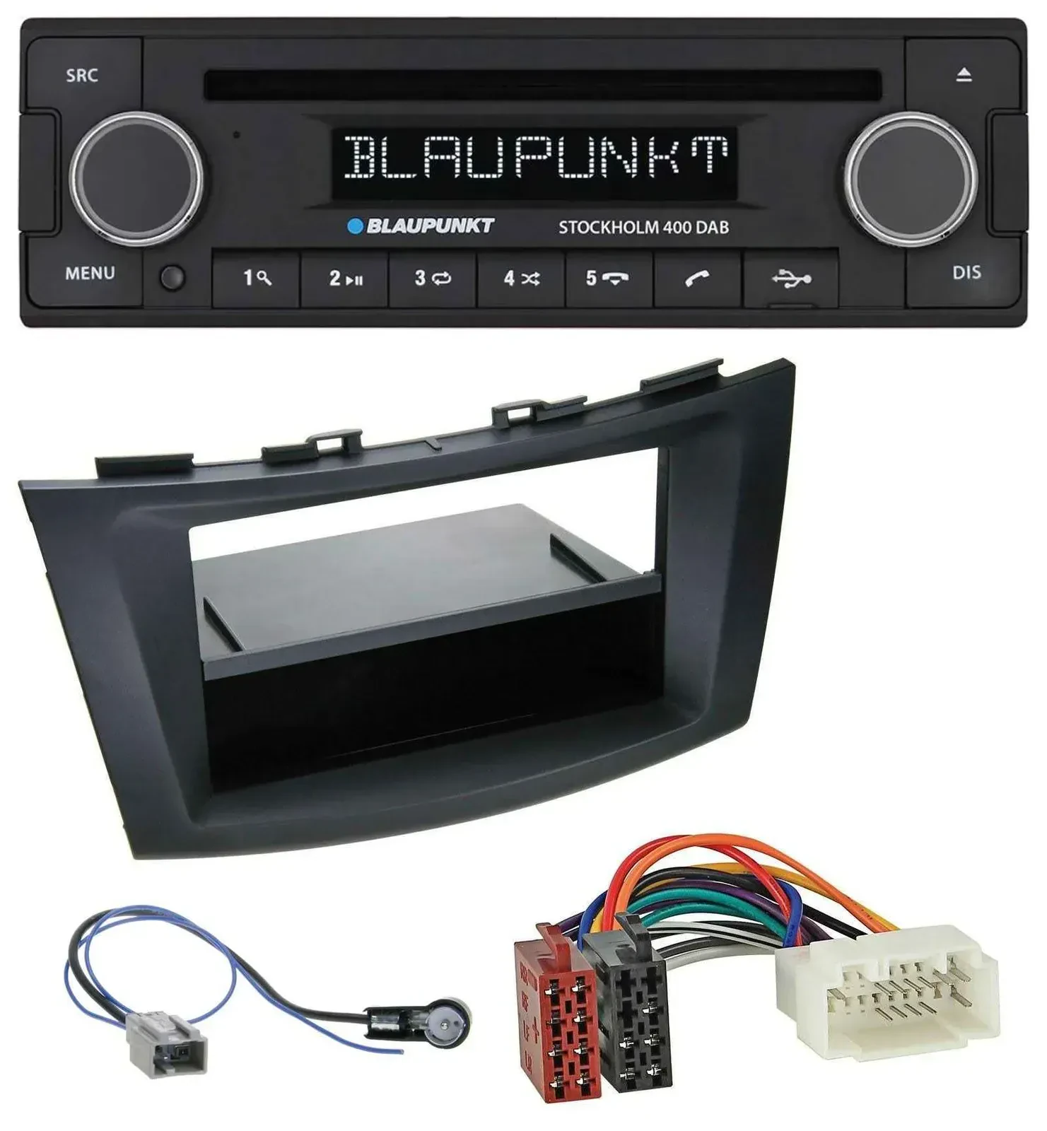 Blaupunkt MP3 Bluetooth DAB CD USB Autoradio für Suzuki Swift (FZ/NZ, ab 2010)