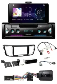 Автомагнитола для Honda Accord 2013–2015 Pioneer USB, Bluetooth, DAB, поддержка кнопок на руле