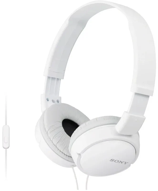 Наушники Sony MDR-ZX110AP накладные проводные белые