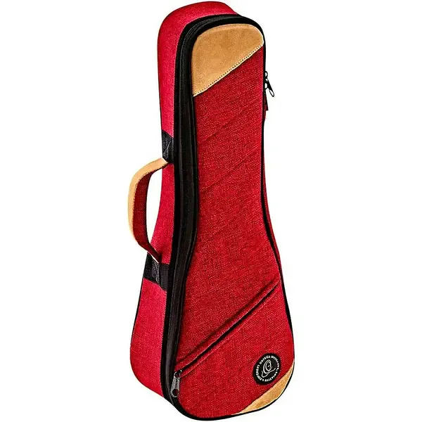 Чехол для укулеле Ortega Ukulele Reinforced Soft Case Red Black