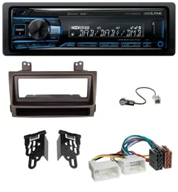 Alpine USB Bluetooth DAB MP3 Autoradio für Hyundai Sonata ab 09 dunkelbraun meta